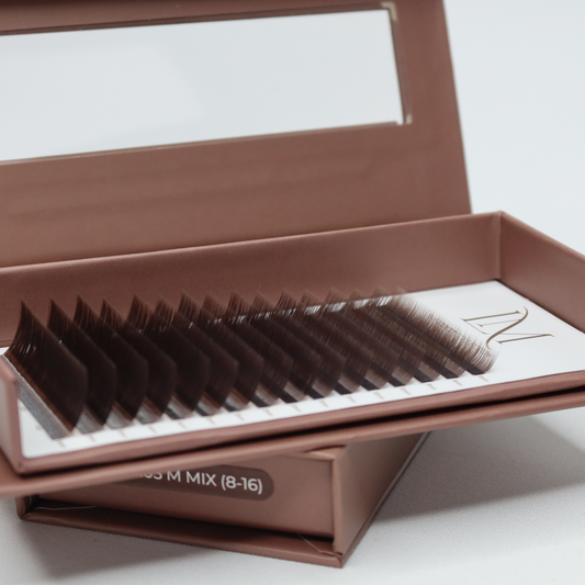 M Curl Espresso Brown Lashes
